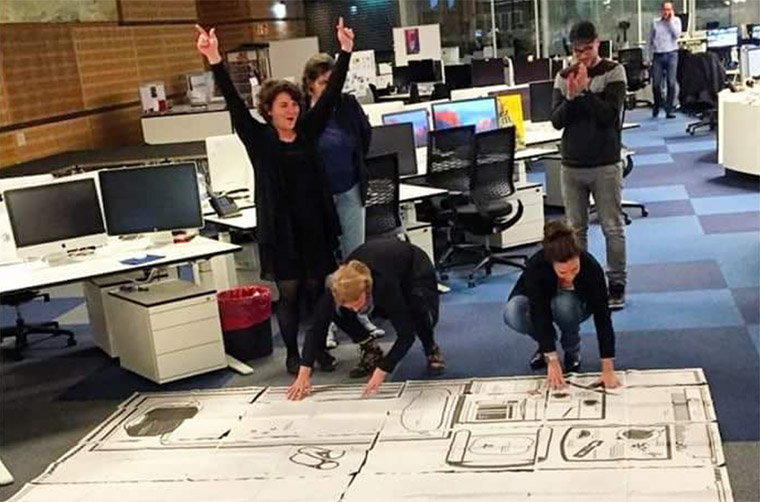 A team of designers created this dramatic representation of a Turkish jail cell based on journalist Deniz Yücel’s meticulous measurements from inside the prison.