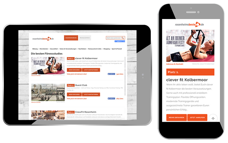 When digital-only OVB24 launched its city guide, they strategically incorporated social media voting for a dynamic listing that ranks favorite businesses.