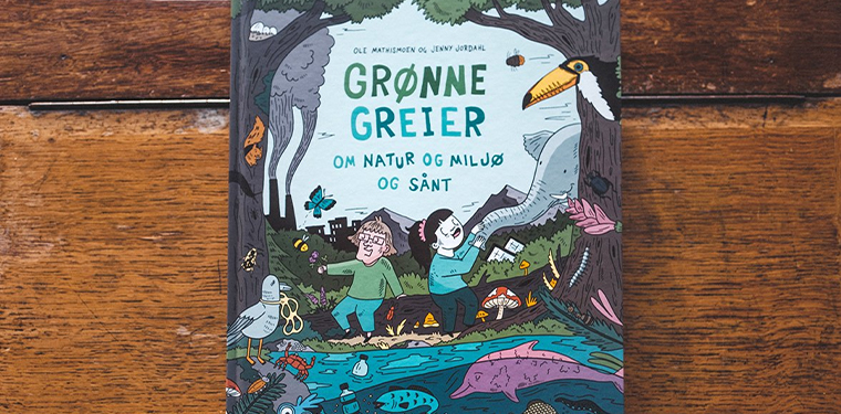 Grønne Greier (English translation: Green Stuff) is a thick hardback volume featuring beautiful illustrations.
