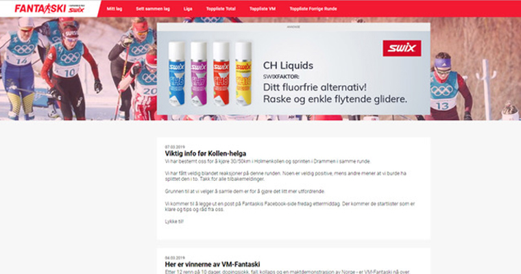 Dagbladet carefully crafted the rules for Fantaski to ensure that it would be exciting and challenging for all players — even those with extensive knowledge about cross country.