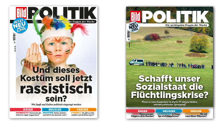 BILD POLITIK offers a fresh approach to political content with a non-traditional format: compact, bright, accessible, and divided into three sections based on emotions rather than topics.
