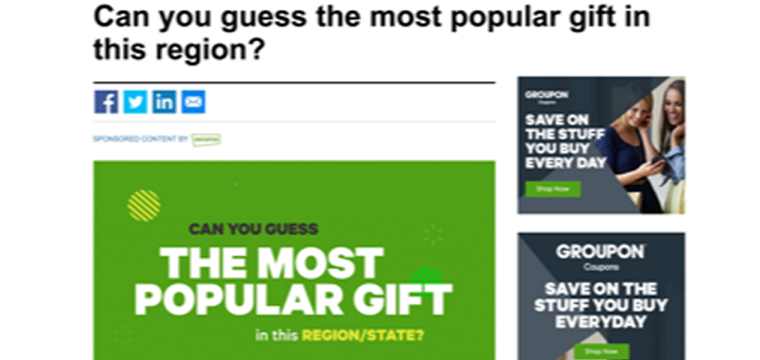Pictured above is just one in a series of interactive infographics that ran on ChicagoTribune.com for Groupon.