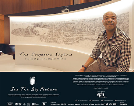 Singapore Press Holdings and Stephen Wiltshire generated 80 million media impressions cross-platform.