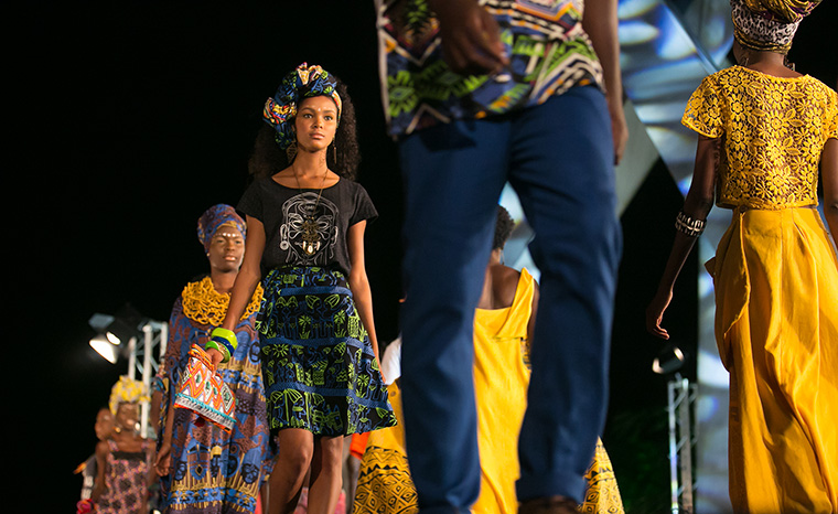 Fashion was just one part of the multi-faceted cultural production, which also included music, dance, visual arts, craft and food vendors, and workshops.