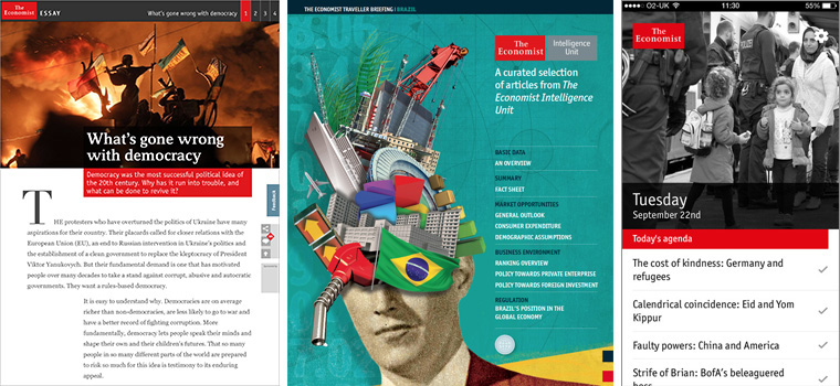 Several new products came out of The Economist's move to more closely connect the editorial team to innovation.