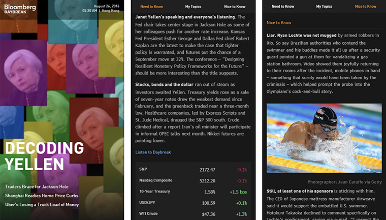 Daybreak readers enjoy a mix of curated topics and news updates at quick glance every morning.