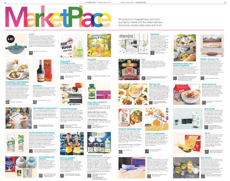 The creation of a new Marketplace section helped readers learn what was available during the COVID-19 pandemic.
