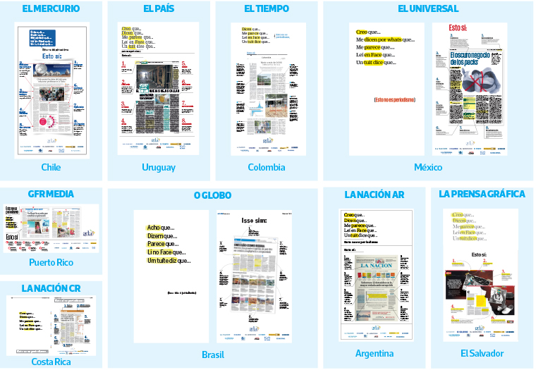 El Comericio's campaign was designed to educate readers as to what real news looks like.