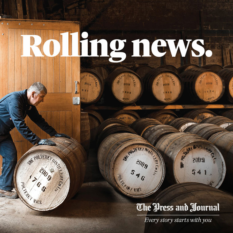 The Rolling News digital ad created for The Press and Journal's campaign.