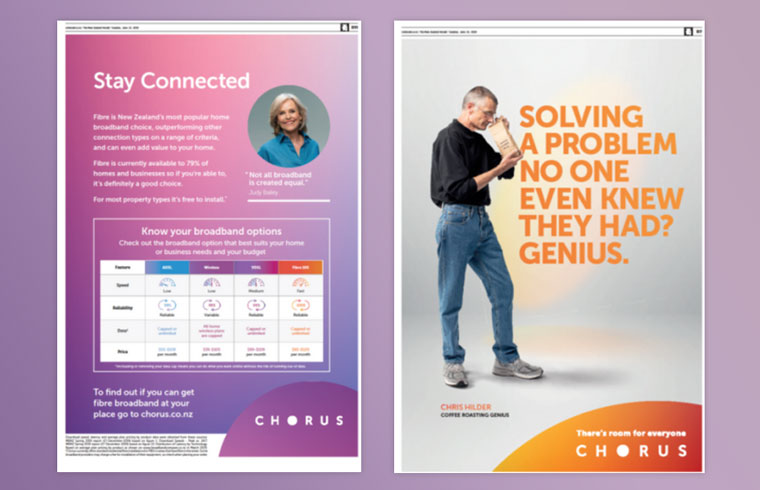 NZME also showed that empty nesters benefited from the connections offered by technology.
