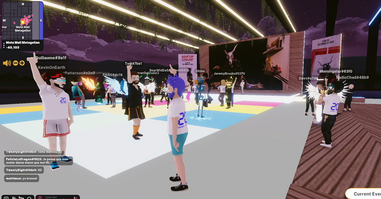 One NFT holder organised a virtual avatar part to celebrate the magazine's release.