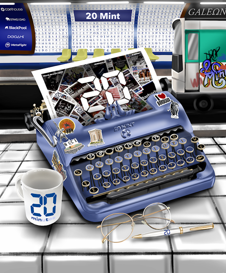 20 Mint created 999 NFTs of typewriters. They sold out within 15 hours.