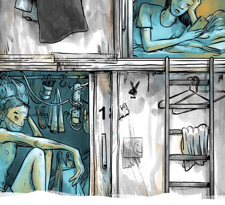 SCMP investigated the tiny living spaces inhabited by poverty-stricken people in Hong Kong.