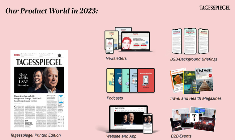 Tagesspiegel reinvented its print newspaper to include more ways to access content.