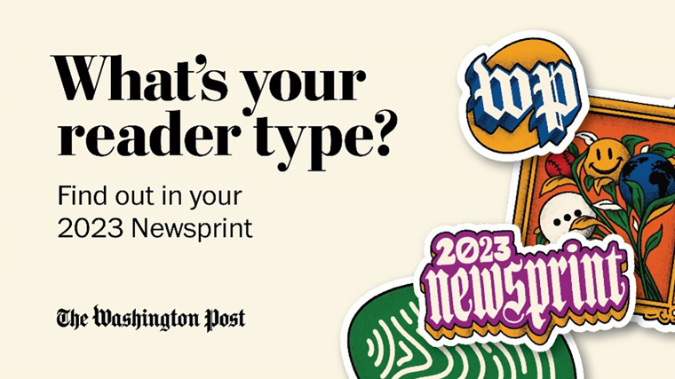 The newest iteration of Newsprint uses a quiz to provide personalised recommendations and identify individual “reader types.”