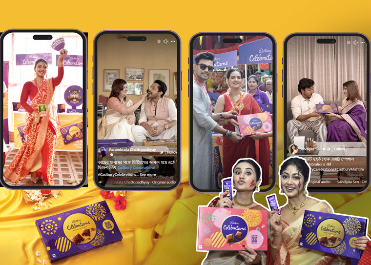 APD Digital was determined to incorporate Cadbury Celebrations into the Durga Pujo experience.