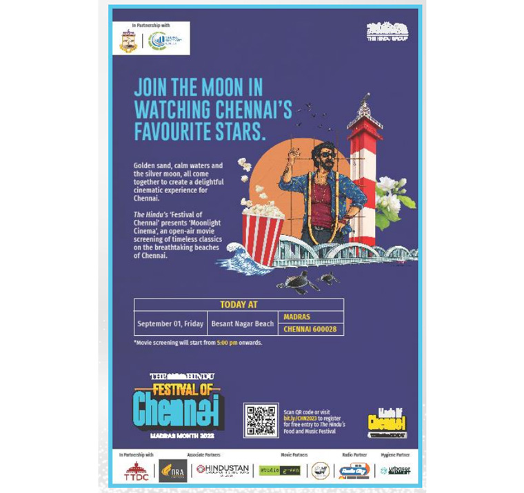 The Hindu’s Moonlight Cinema, part of its Made of Chennai campaign, transformed beaches into open-air theatres.