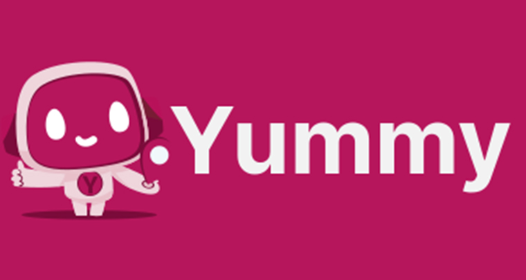 The Yummy app provides recommendations and allows direct user interaction.