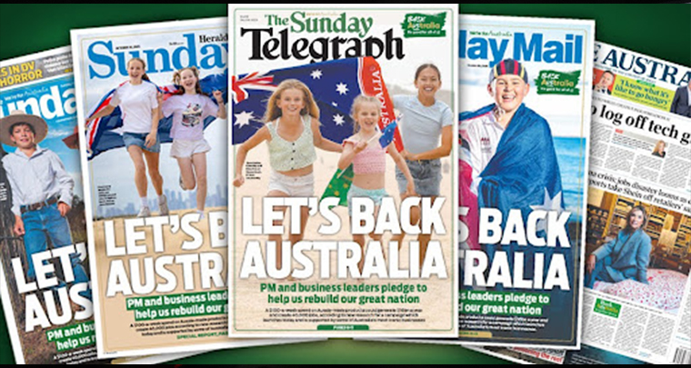 News Australia united audiences and advertisers around national economic pride, job creation, and consumer empowerment with the campaign.