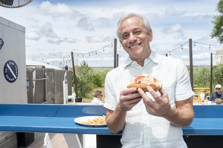 Newsday’s FeedMe food critic Scott Vogel won a NY Emmy Award in 2022 for his lively video coverage of Long Island’s restaurant scene. Photo by Randee Daddona