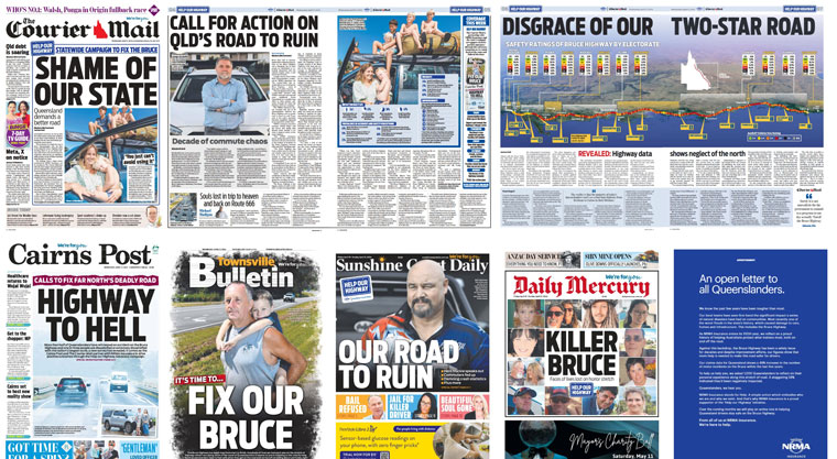 Stories ran in The Courier-Mail and its sister publications.