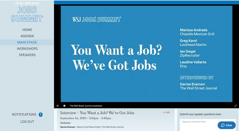 The inaugural Jobs Summit was designed to help jobseekers during the pandemic.