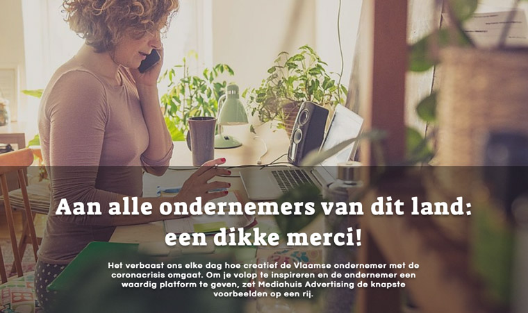 The Samen Impact campaign by Mediahuis spotlights small businesses in Belgium.