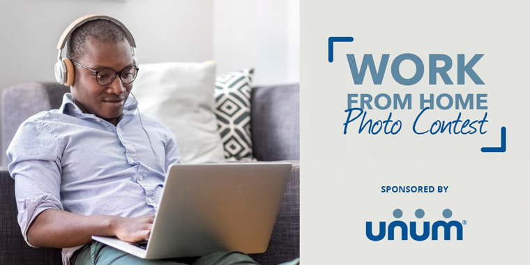 The contest attracted a wide range of photos showing how people were working from home.