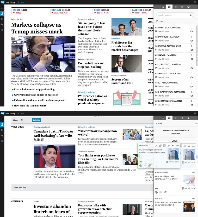 Nine's Ink platform makes it easier to deliver digital content across multiple platforms.
