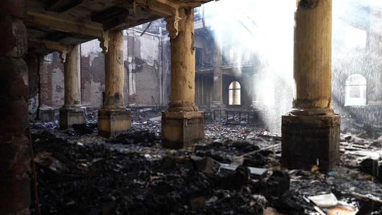 The devastation left behind by the fires was enormous and catastrophic.
