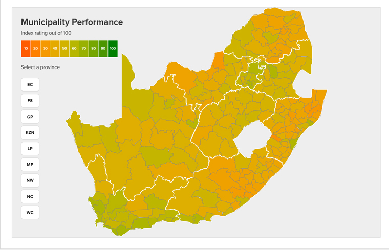 The Out of Order index rated municipalities on their performance to help voters make an informed decision.