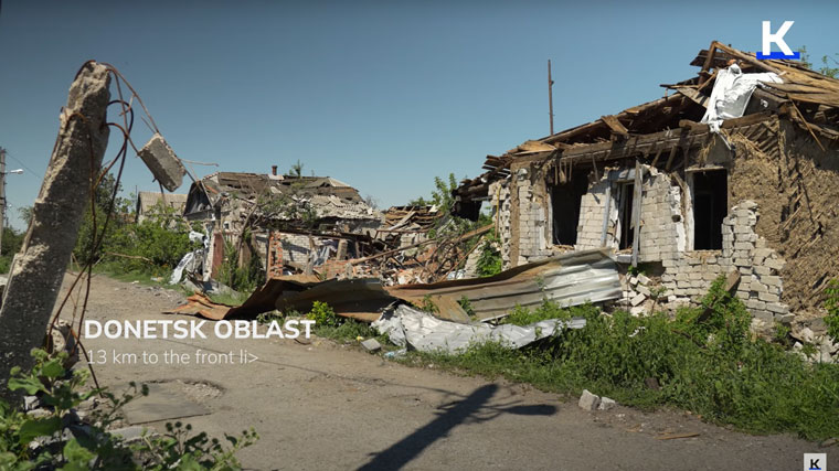 The journalists travelled to the front lines multiple times whilst working on the documentary.