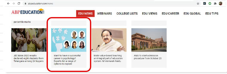 ABP used its trusted name as a news provider to become a trusted source of education news.