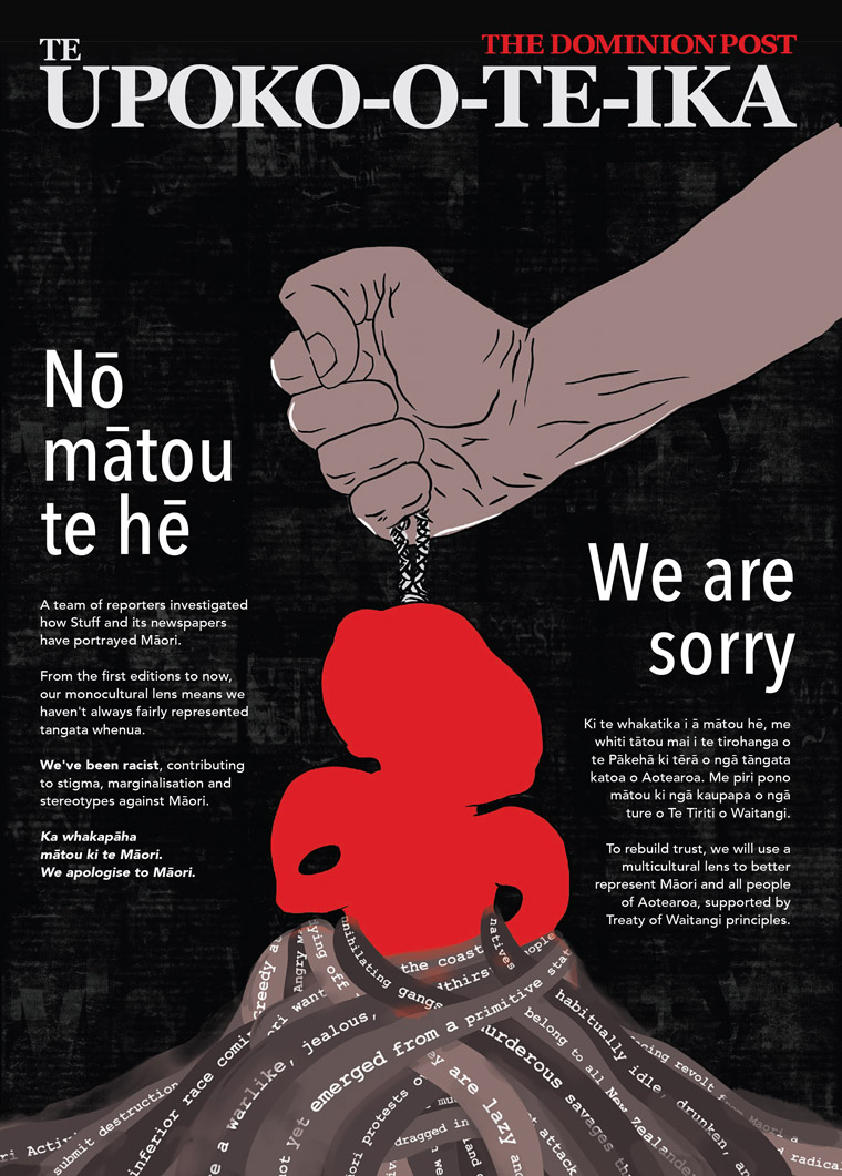 Tā Mātou Pono | Our Truth looked at how Stuff and its newspaper covered Maori. 