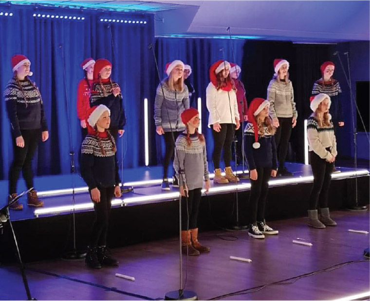 The Lysfesten celebration had the same traditional events that people have come to love, such as a performance by the Bergen Soul Children's choir, but moved to a virtual format.