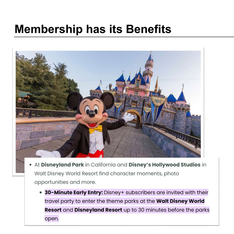 Offering exclusive member benefits can be an enticing incentive to get people to subscribe.