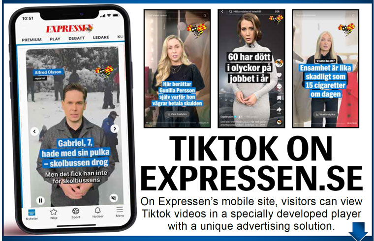 In 2023, Expressen went on the offensive and changed the way it leveraged TikTok.