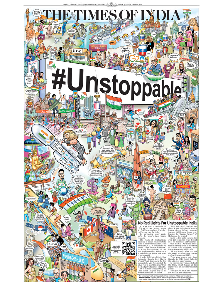 With its #Unstoppable campaign, The Times of India sought to showcase the accomplishments of young people.