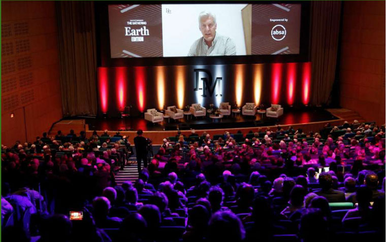 Prominent climate crisis experts spoke at the event.