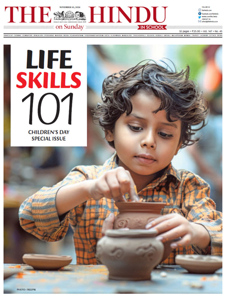 On Sundays, The Hindu In School Weekender edition adds colour and fun to learning with puzzles, visuals, activities, and creative features.