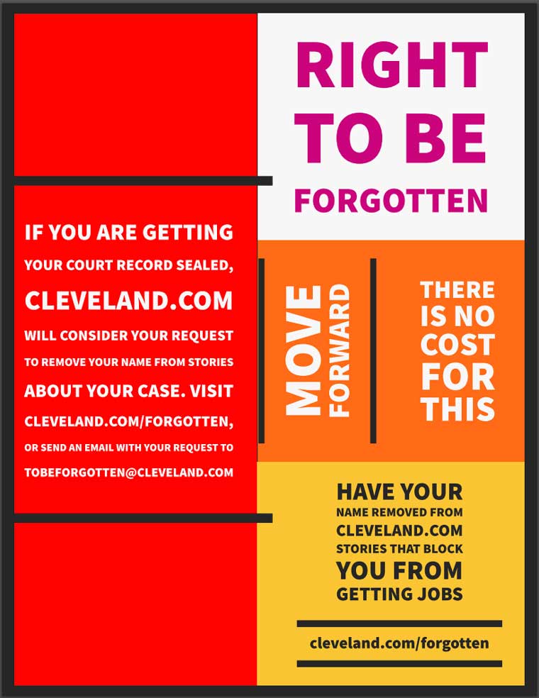 People who commit trivial, non-violent crimes can end up paying for them years later. Advance Local's "Right to be Forgotten" programme works to change that.
