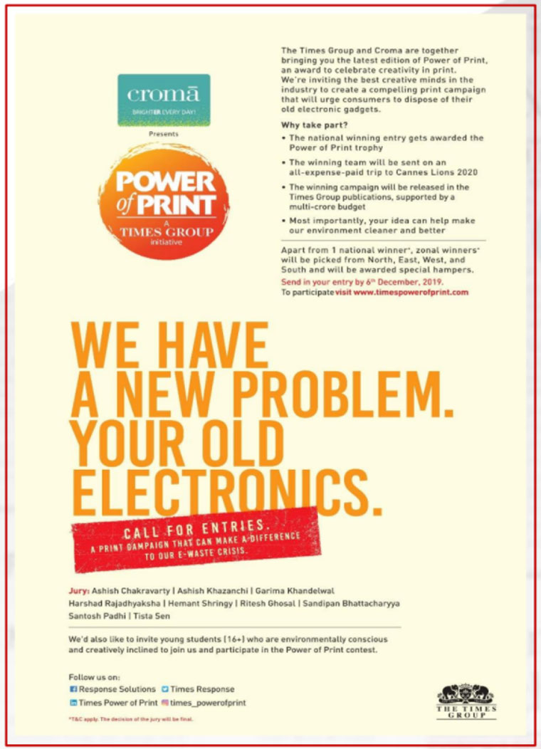 Agencies of all sizes are invited to compete in the Power of Print campaign.