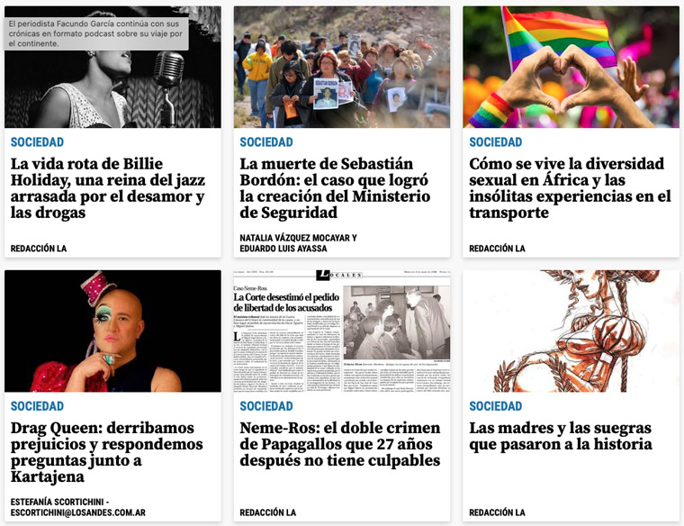 Los Andes now has more than 170 podcasts, ranging in length from 10 to 20 minutes.