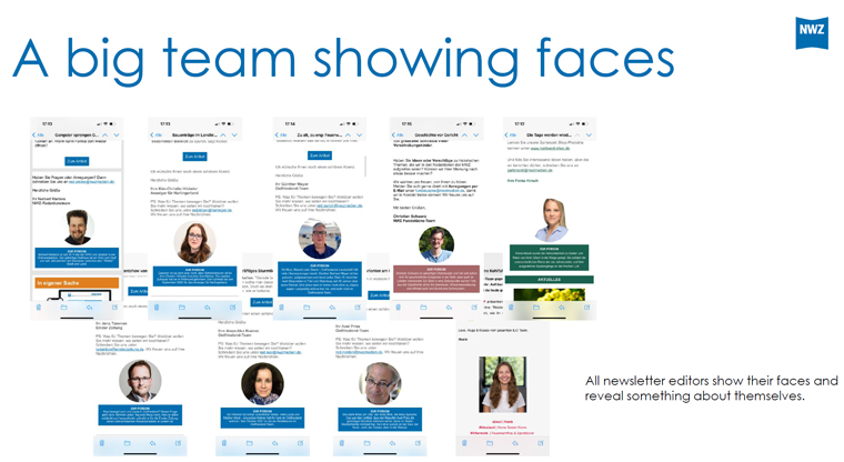 NWZ expanded its newsletter staff to meet the demand for the digital product.