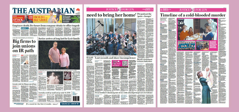 The Australian provided daily coverage of the trial in addition to the weekly podcast.