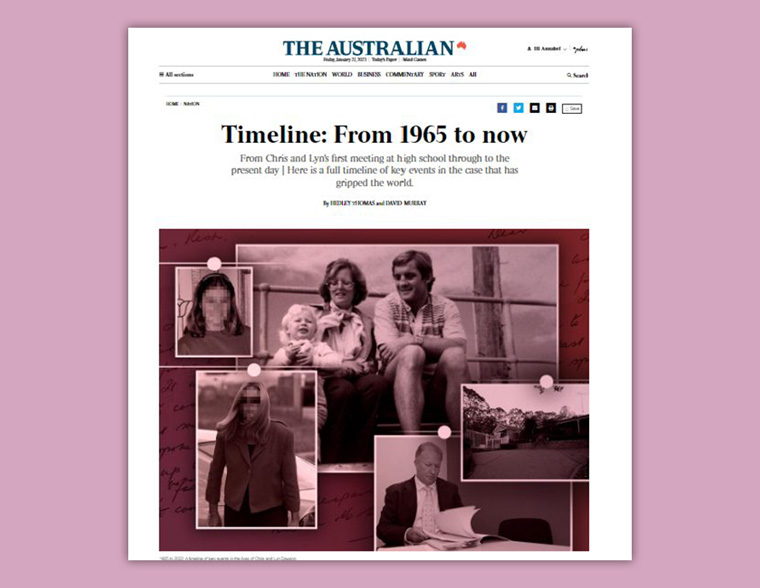 Coverage of Lyn Dawson's disappearance included a deep dive into the couple's history.