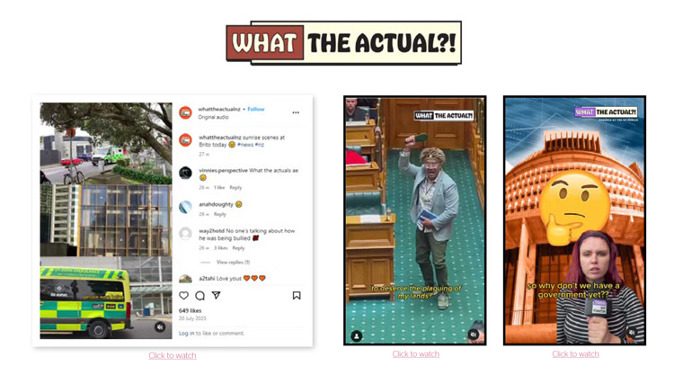 Stories cover a broad range of topics, but all are told in a way that appeals to a younger, social media-savvy audience.