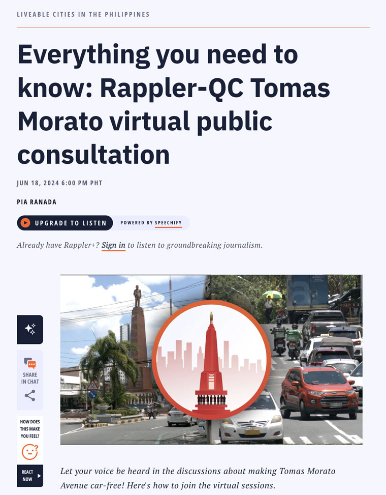 Topic-based channels such as Livable Cities provide active spaces for ongoing conversations.