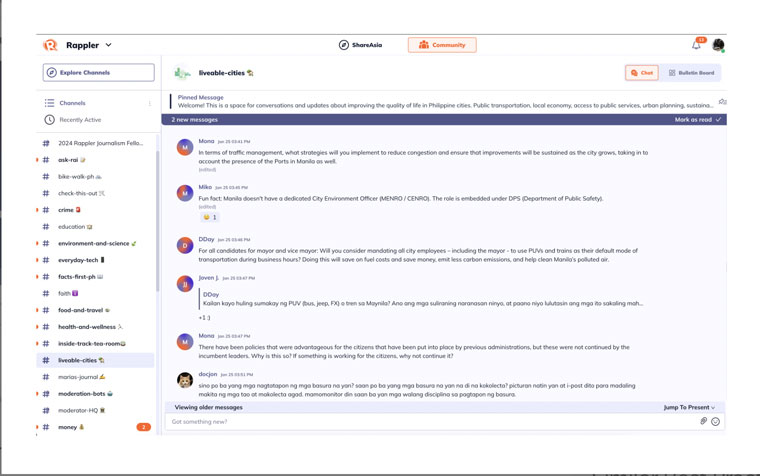 The Rappler Communities app transforms audiences from passive readers into active participants.