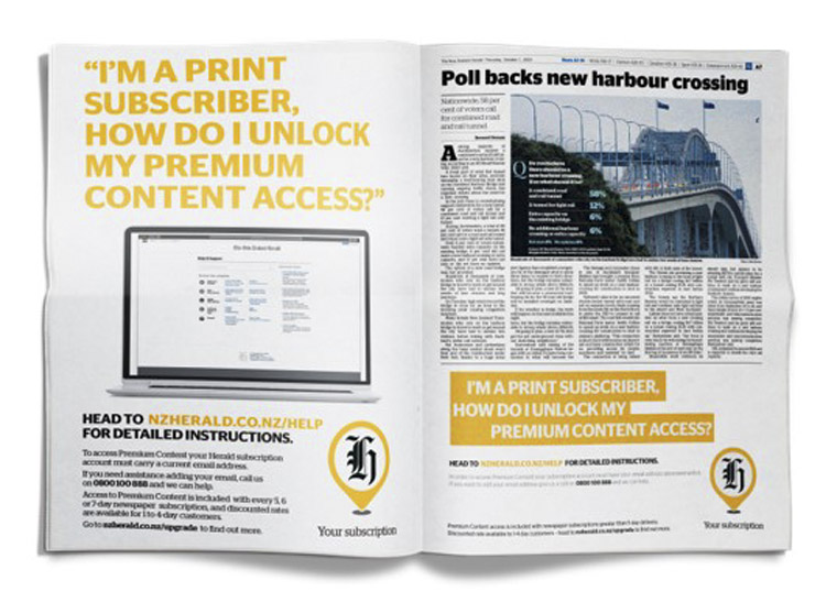 NZME focused heavily on getting print subscribers to use their digital subscriptions.